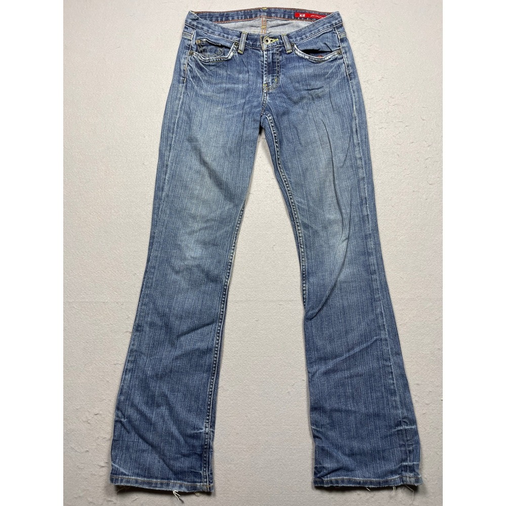 X2 Denim Laboratory Bootcut Cotton Lyocell Blue W31 Long Womens
